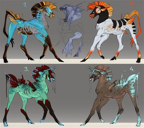 More Horses Adoptables Open By Remarin Digital Drawing Digital