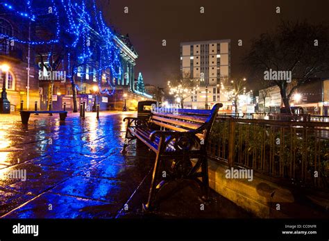 Preston Christmas Lights Stock Photo Alamy