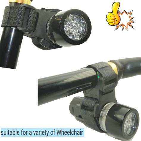 Led Wheelchairwalkercane Light And Universal Flex Mount Safety Utility