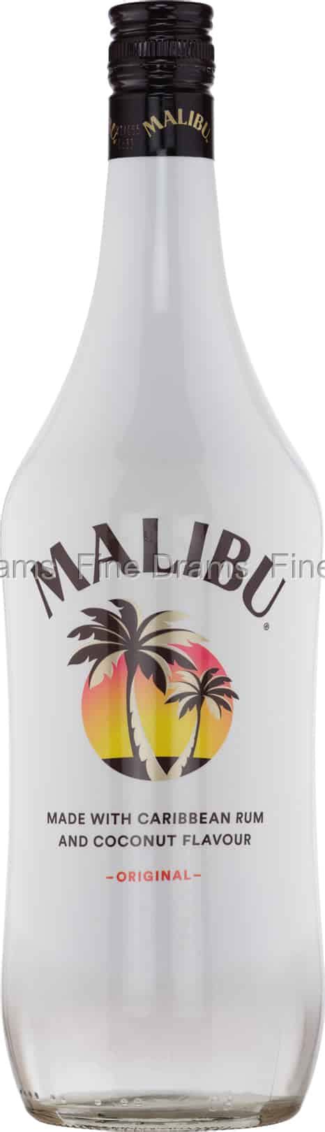 Malibu Caribbean Rum With Coconut Flavour 1 Liter