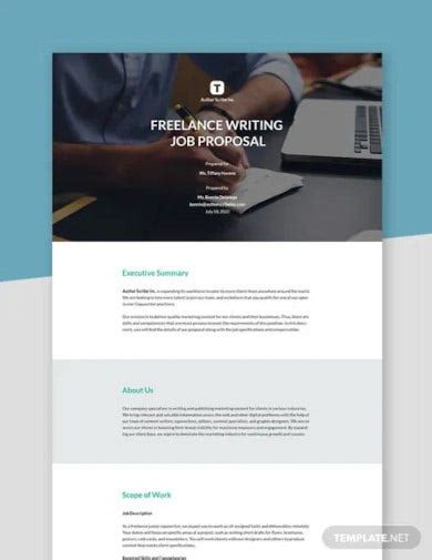 How To Write A Freelance Proposal Templates