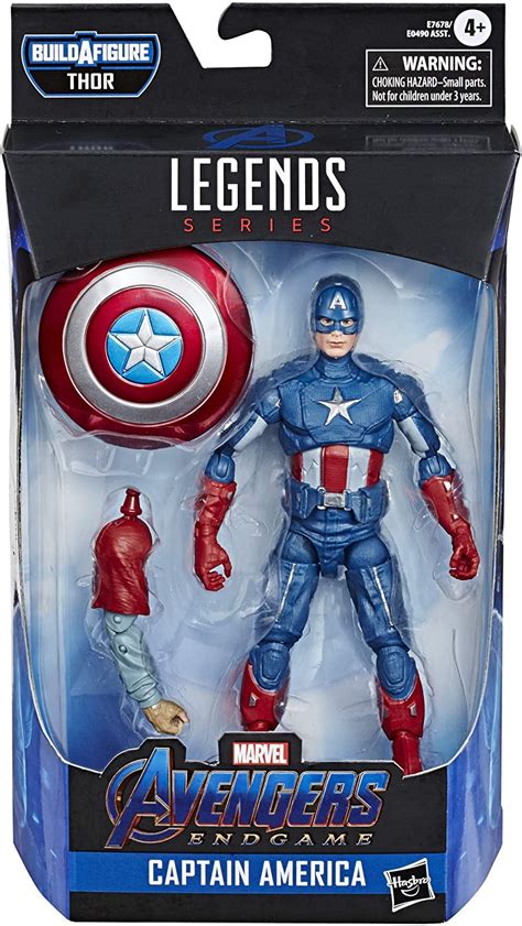 Marvel Legends Series Avengers Endgame Capitán América Figura Acción