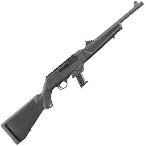 Ruger Pc Carbine Black Semi Automatic Rifle 9mm Luger Black