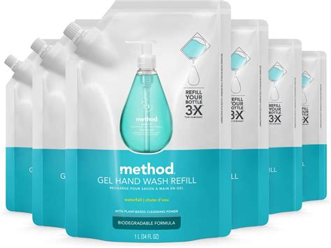 Method Gel Hand Soap Refill Sweet Water 34 Oz 1 Pack