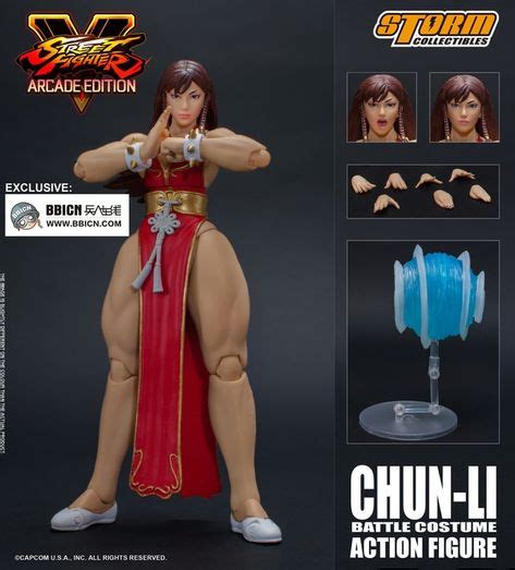 Storm Collectibles 112 Street Fighter Chun Li Red Battle Costume Exclusive Figure Chun Li