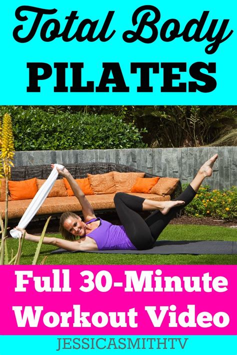 pilates workout 30 minutes full body total body sculpting slimming home exercise video