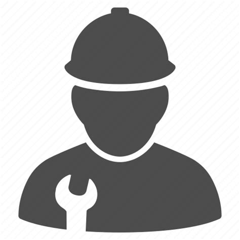 Engineer Job Mechanic Repair Service Work Worker Icon