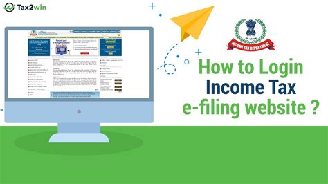 How To Login Income Tax E Filing Website Youtube