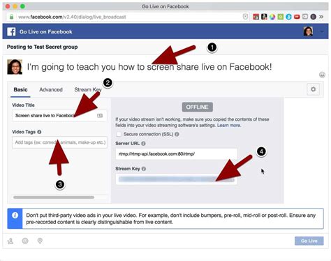 How to generate facebook live stream key | techlector. How To Go On Facebook Live From Computer And Share Your Screen