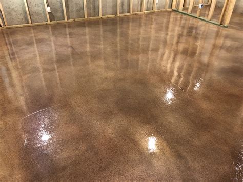 Behr Concrete Dye On Basement Floor Basement Flooring Concrete Dye