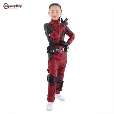 Children Deadpool Costume Halloween Costume Kids Boys Girls Party