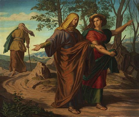 The Visitation Of Mary And Elizabeth Painting By Julius Schnorr Von