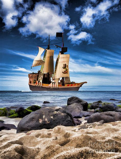 Pirate Ship On Ocean Photograph By W Scott Mcgill Fine Art America