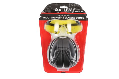 allen reaction ear and eye protection combo sportsman s outdoor superstore