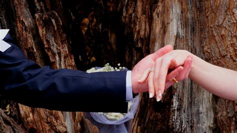 Hands Newlyweds Stock Footage Videohive