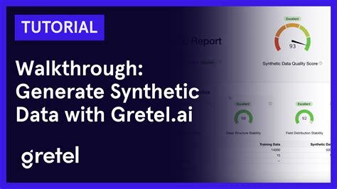 How To Generate Synthetic Data With Gretel Video