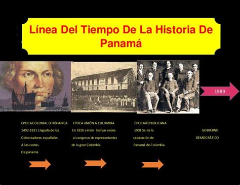 Linea De Tiempo De Historia De Panama La Historia De