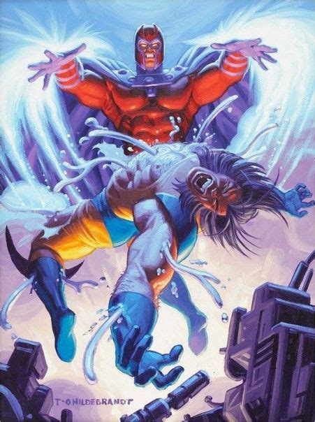 Magneto Ripping The Adamantium From Wolverines Bones Marvel Comics