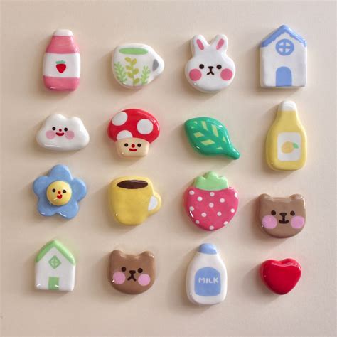 Handmade Clay Pins Diy Clay Crafts Clay Diy Projects Clay Art Projects