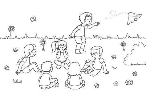 Los juegos de patio son los juegos infantiles clásicos , son tradicionales y también puedes ir al baño en el recreo. Juegos I Dibujos Para Colorear - Dibujos Para Pintar