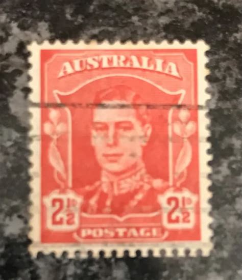 Australia King George Vi Stamp Pre Decimal 2 12d Australian Stamp Rare