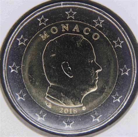 Monaco Euro Coins Unc 2018 Value Mintage And Images At Euro Coinstv