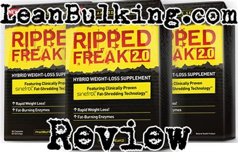 Ripped Freak 20 Review Does This Fat Burner Work Leanbulking