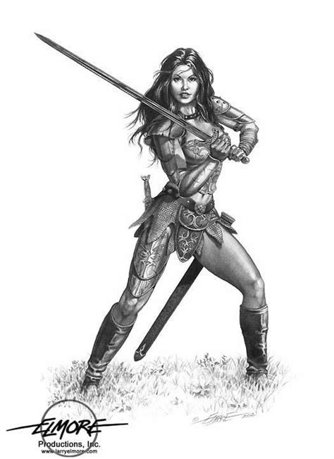 Warrior Pose Fantasy Female Warrior Angel Warrior Warrior Girl