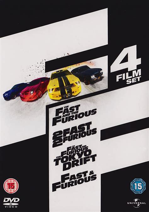 Fast And Furious 4 Film Collection Dvd Warner Bros Shop Uk
