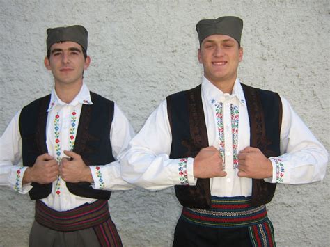 Folkcostumeandembroidery Mens Costume Of Šumadija Serbia