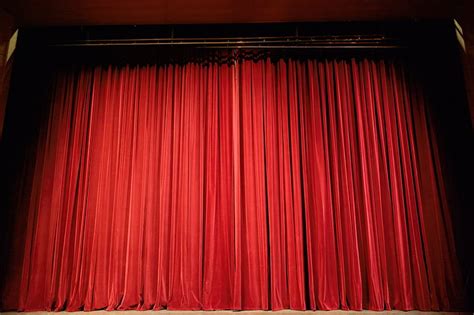 Free Photo Theater Curtain Stage Red Event Act Entertainment