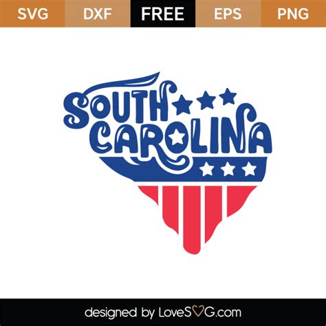Free South Carolina Svg Cut Files 3
