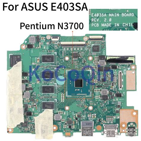 Kocoqin Laptop Motherboard For Asus E403sa E403s Core Sr29e Pentium