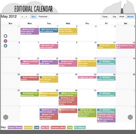 Cómo Hacer Un Calendario Editorial Creación De Contenido Socialmedia