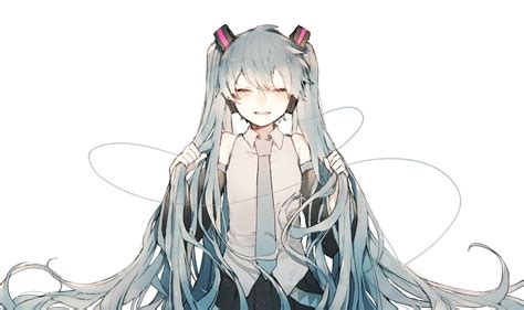 Hatsune Miku Long Hair Polychromatic Rairyuu Twintails Vocaloid