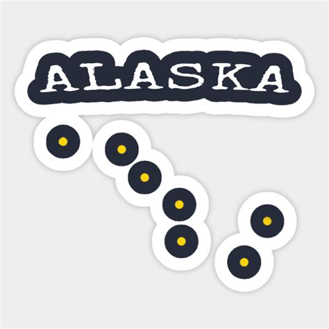 Alaska Big Dipper Alaska Big Dipper Sticker Teepublic