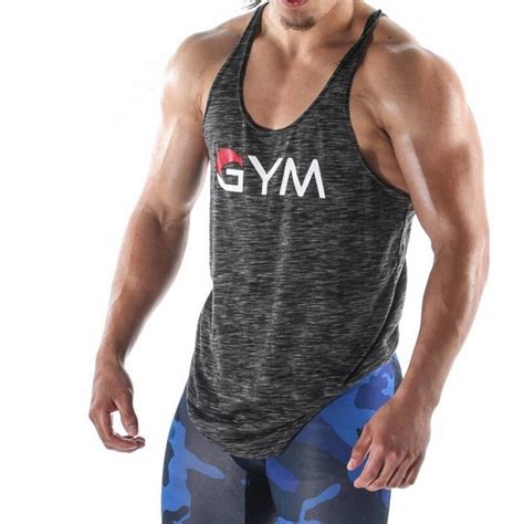 2018 Gyms Tank Tops Hombres Camiseta Deportiva Patchwork Bodybuilding