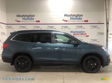 2021 Honda Pilot Special Edition Awd In Steel Sapphire Metallic For