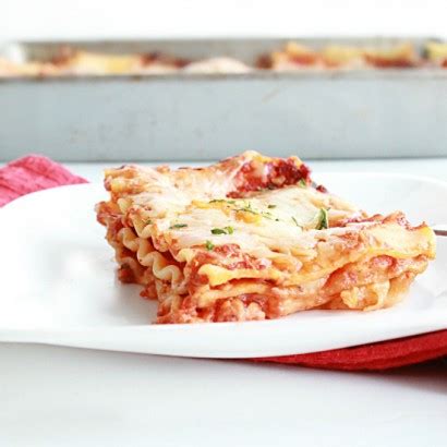 No idea what to search for? Three Cheese Lasagna (No Ricotta Cheese) | Tasty Kitchen ...
