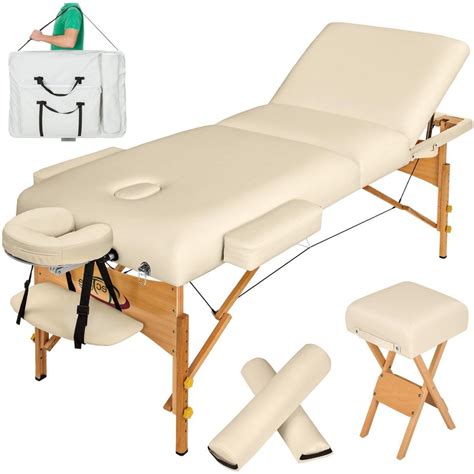 Table Massage Professionnelle 3 Zones Crème