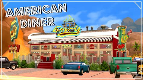 American Diner Restaurant Sims 4 Interior Design Youtube