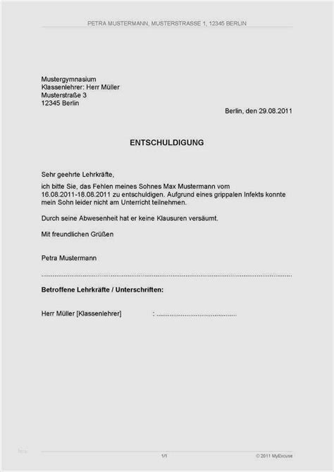 15 entschuldigung muster bewerbung aushilfe. Gut Entschuldigung Schule Vorlage Arzttermin Stilvoll ...