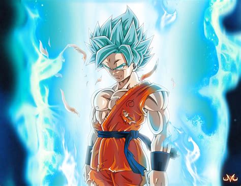 Blue Super Saiyan Goku Wallpapers Top Free Blue Super Saiyan Goku