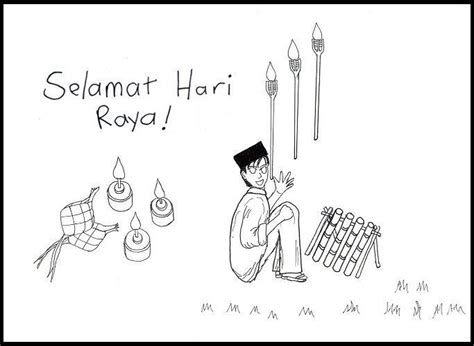 Gambar Mewarnai Tema Ramadhan Roki Gambar