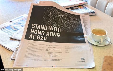 Flipboard Stand With Hong Kong At G20 Activists Call On Global