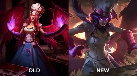 New Morgana Rework All Skins Old Vs New And Abilities League Of Legends