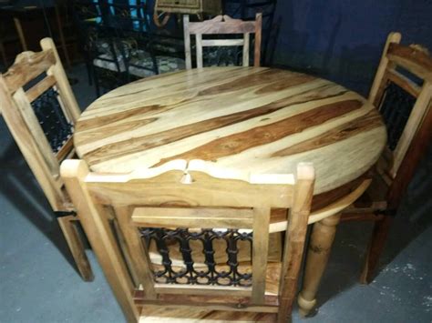 Stunning Jali Sheesham Round Dinning Table And 4 Chairs In Swansea Gumtree