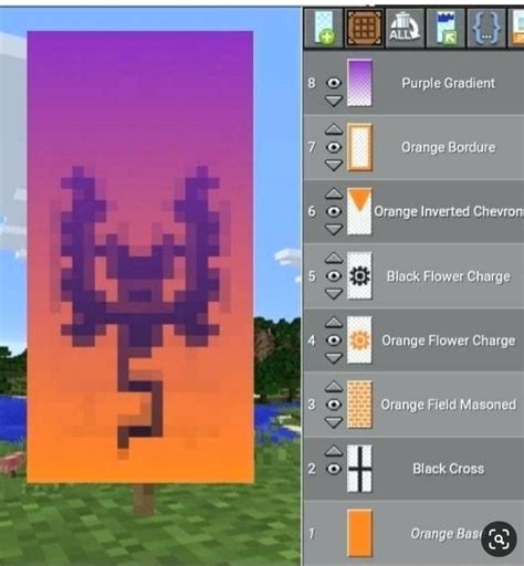 How To Make A Dragon Banner In Minecraft