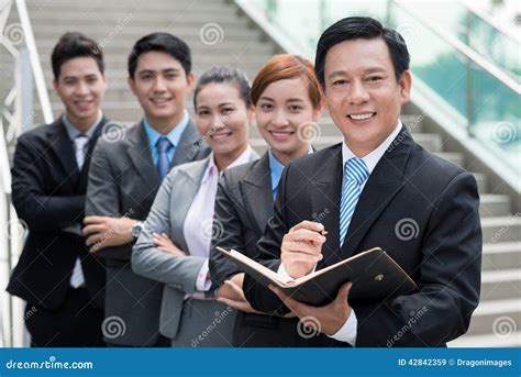 Asian Business Team Stock Image Image Of Outdoors Adult 42842359