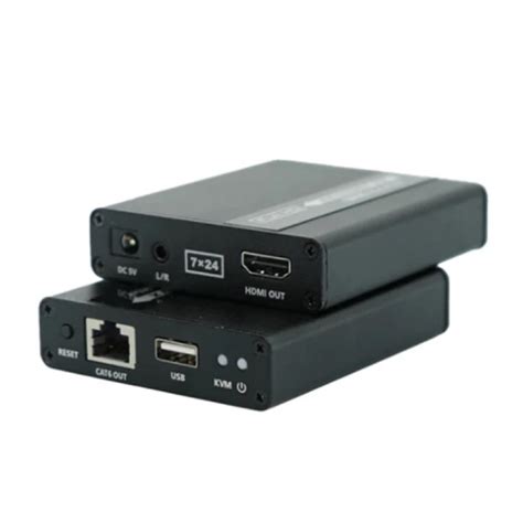 Cctv Bk Hdmi Kvm Hdmi Over Cat5ecat6 Extender Up To 70m With Hdmi Loop Through With Usb